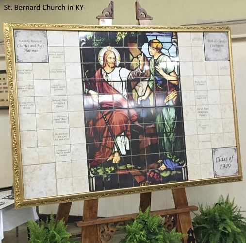 St. Bernard Church tile mural, KY