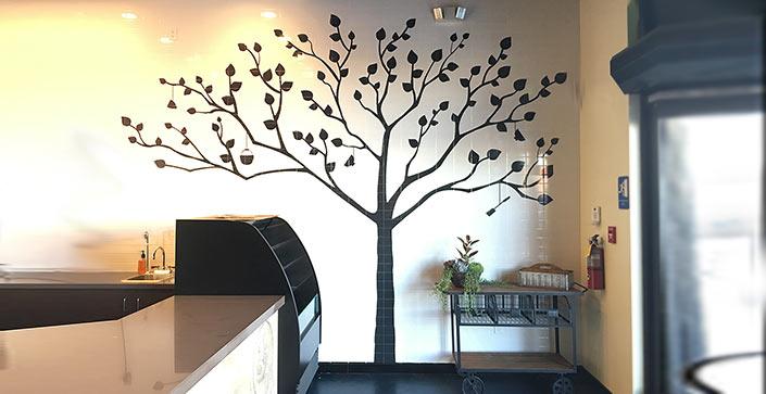 Custom tile mural